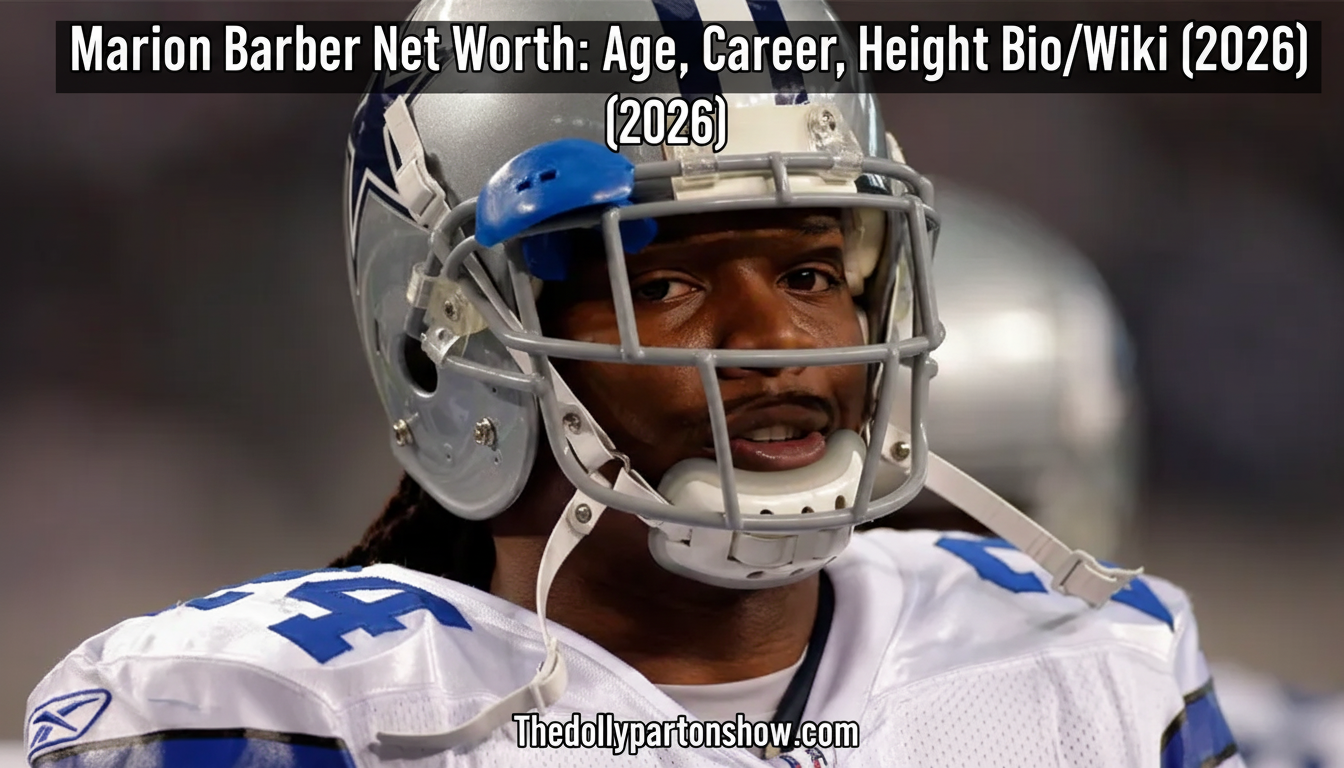 Marion Barber Net Worth: Age, Career, Height Bio/Wiki (2026)